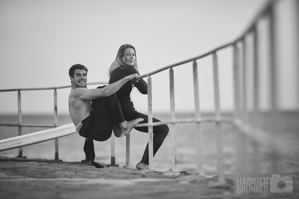 Shooting Pornichet lifestyle Surf Couple - Photographe Hadrien BRUNNER