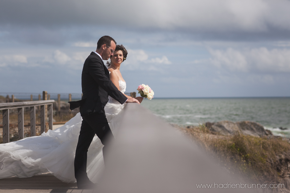 Seance photo de mariage à Batz-sur-Mer par Hadrien BRUNNER