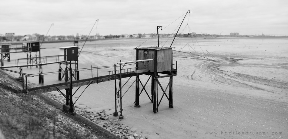 Photo-saint-nazaire-pecheries-noir-et-blanc