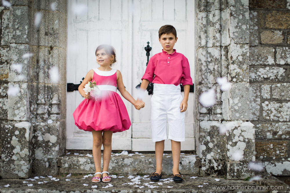 Photo enfants tenues cérémonie Mariage